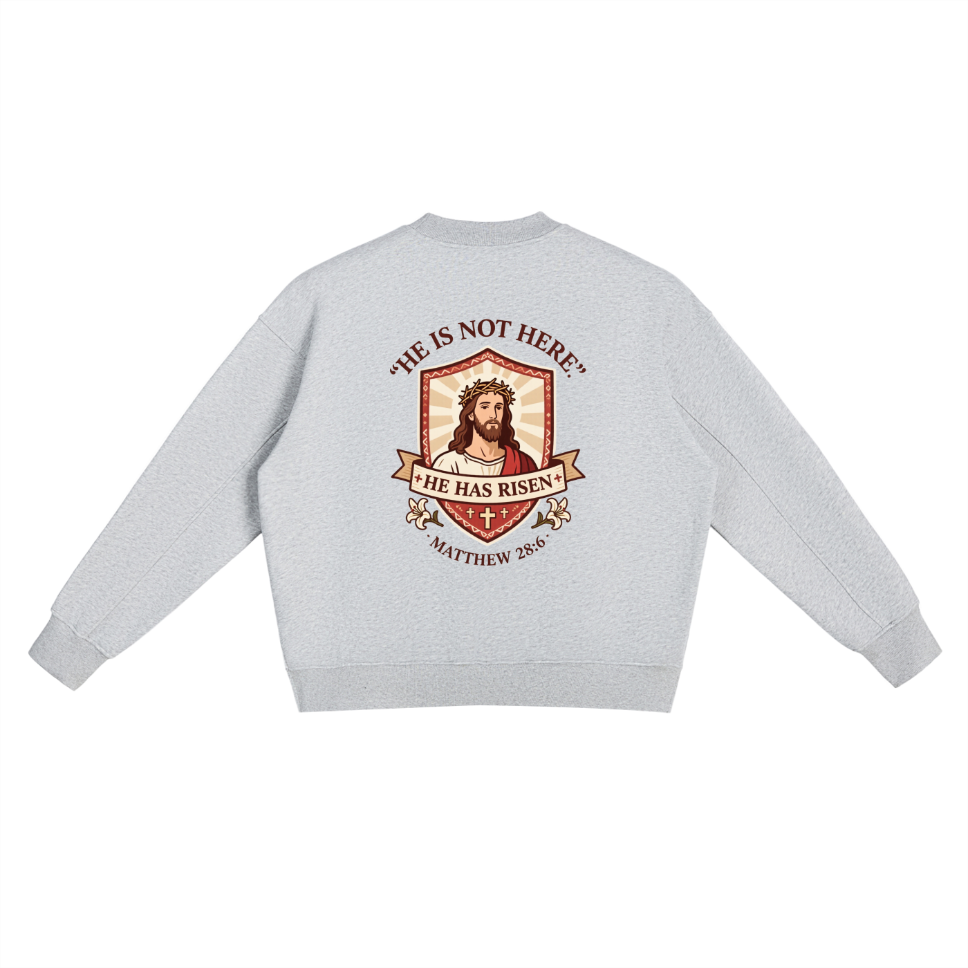Fleece Side Slit Crewneck Sweatshirt